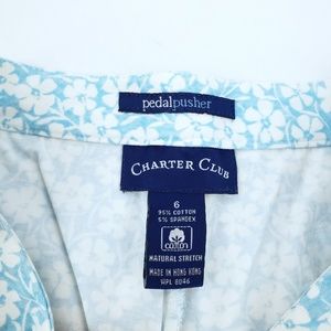 Charter Club Pants - Charter Club Pedalpusher Floral Capris Size 6 Charter Club Pants - Charter Club Pedalpusher Floral Capris Size 6